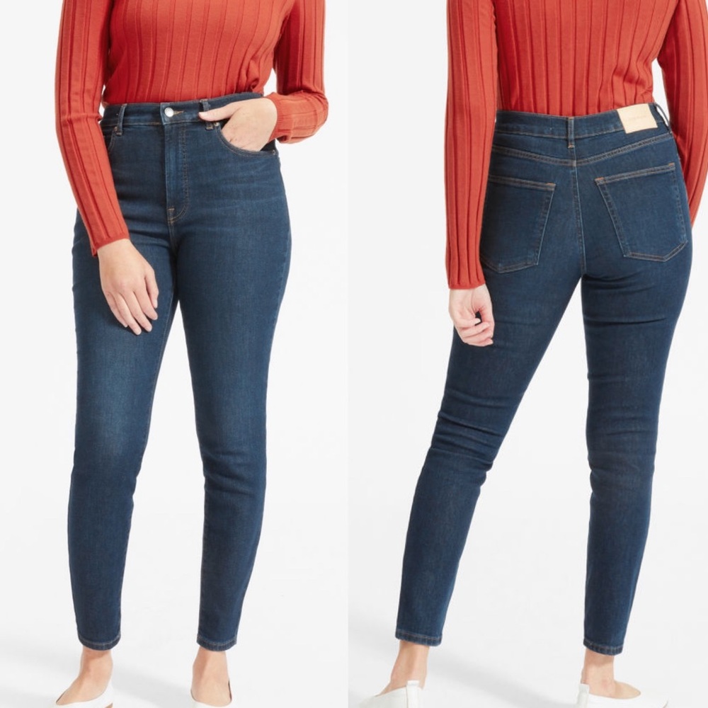 everlane/ authentic stretch high rise skinny